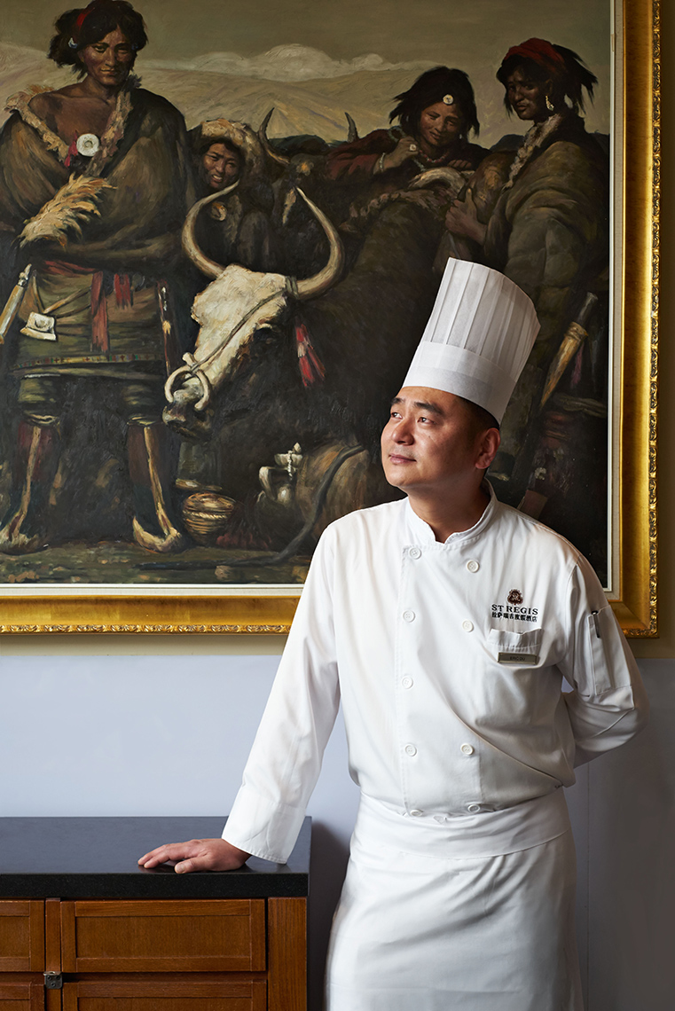 Head chef at the Shangri-La hotel, Lhasa, Tibet